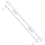 White Rustic Curtain Mechanism Single Rail - Image 2