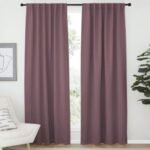 Dusty Rose Rustic Curtain