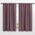 Dusty Rose Rustic Curtain - Image 2