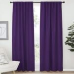 Purple Rustic Curtain