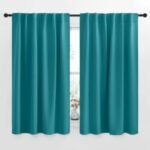 Turquoise Rustic Curtain - Image 2