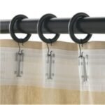 Rustic Curtain Ring Khaki Green - Image 2