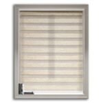 Taupe Printed Pattern Zebra Roller Blind - Image 3