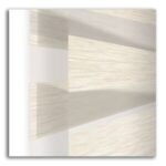 Taupe Printed Pattern Zebra Roller Blind - Image 2