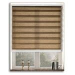 Earth Toned Printed Pattern Zebra Roller Blind - Image 2