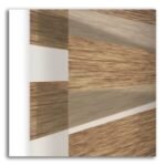 Earth Toned Printed Pattern Zebra Roller Blind - Image 3