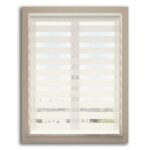 White Printed Pattern Zebra Roller Blind