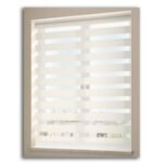 White Printed Pattern Zebra Roller Blind - Image 4