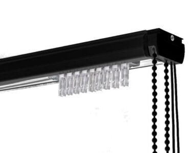 Sheer Vertical Blind Complete Mechanism Black