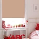 Salmon Pink Blackout Roller Blind