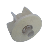 32mm Round Transparent Pin Cream Tube End Cap - Image 2