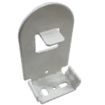 Narrow Frame White Painted Metal Square-Pin Bracket - Image 2