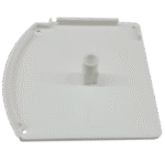 Closed-Box Blind Large White Square End Cap (Left Side) - Image 2