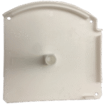 Closed-Box Blind Large White Square End Cap (Left Side) - Image 4