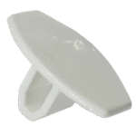 Roller Blind Hexagonal White Bottom Rail End Cap