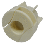 32mm Tube End Mechanism Round Cream Cap - Image 2