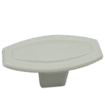 Roller Blind Square Back White Bottom Rail End Cap - Image 2