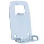 Narrow Frame Long White Painted Metal Square-Pin Bracket