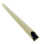 Zebra Blind Cream Triangle Bottom Aluminum Profile - Image 2