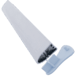 Zebra Blind White Triangle Bottom Aluminum Profile - Image 2