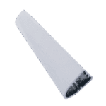 Zebra Blind White Triangle Bottom Aluminum Profile