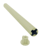 Zebra Blind Cream Round Bottom Aluminum Profile - Image 2