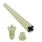 Zebra Blind Cream Round Bottom Aluminum Profile - Image 3