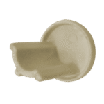 Roller Blind Round Cream Bottom Rail End Cap - Image 2