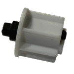 32mm Spring Round Pinned Black & White Tube End Cap