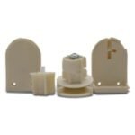 32 mm Roller Blind Gearbox Cream Mechanism Set - Image 4
