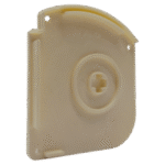 Closed-Box Blind Small Cream End Cap (Right Side)