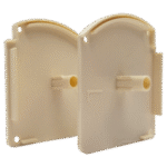 Closed Box Blind Small Box Cream Cover Set with Square Plug