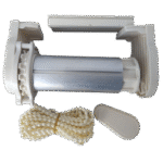 45mm Cream Manual Roller Blind Mechanism Set – Finished Without Fabric