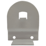 32mm White Spring Roller Blind and Projection Screen Square Pinned Metal Foot - Image 2