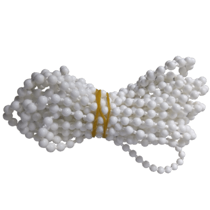 Plastic White Endless Chain 200 cm