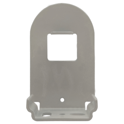 Narrow Frame White Painted Metal Square-Pin Bracket