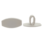 Roller Blind Hexagonal White Bottom Rail End Cap - Image 4