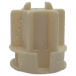 32mm Tube End Mechanism Round Cream Cap