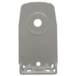 Narrow Frame Long White Painted Metal Round-Hole Bracket - Image 2