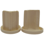 Roller Blind Round Cream Bottom Rail End Cap