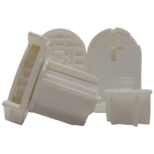 32-inch White Chain Mechanism with Square Cap and Clip Stand Set