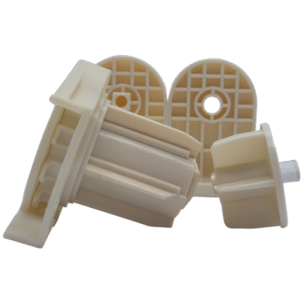 38 mm Jumbo Cream Chain Mechanism Set with Plastic Female Brackets