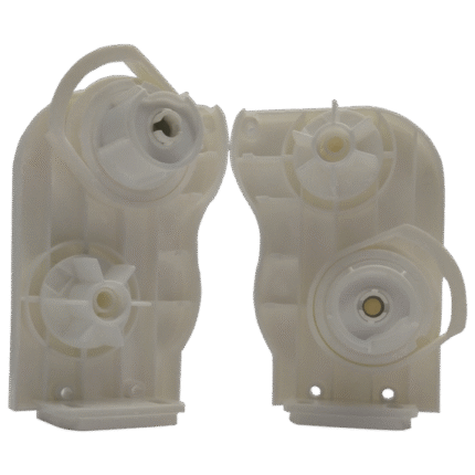 Double Mechanism White Enclosed Casing Cover and Mechanism Set