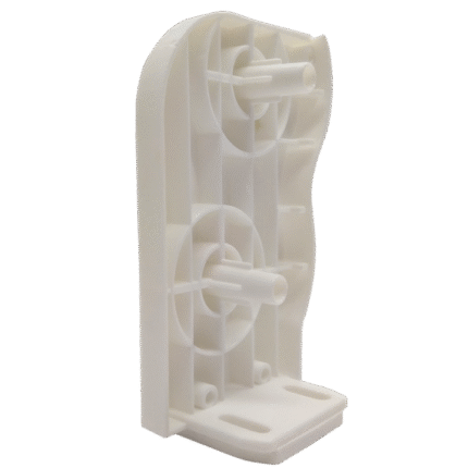 Enclosed Casing Blind Square-Plug Double Mechanism White Left Cover