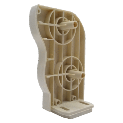 Enclosed Casing Blind Square-Plug Double Mechanism Cream Left Cover