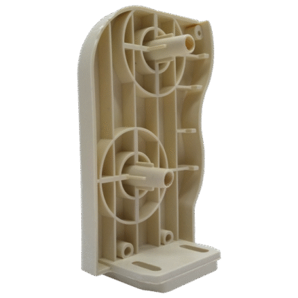 Enclosed Casing Blind Square-Plug Double Mechanism Cream Right Cover