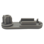Zebra Blind Oval Gray Bottom Rail End Cap - Image 2