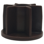 32mm Center Leg Brown Tube End Cap - Image 2