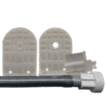 32 mm White Spring Roller Blind Fabric-Free Finished Mechanism Set