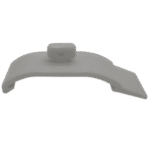 Narrow Frame Roller Blind Plastic Gray Cornice Bracket Portray